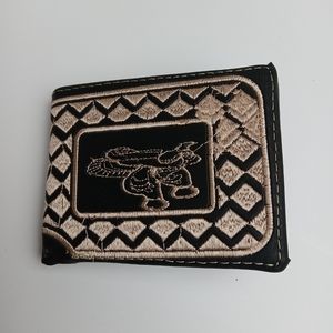 Men's Western Wallet Genuine Leather Hand Crafted Bifold‎ Cowboy Rodeo Wallet